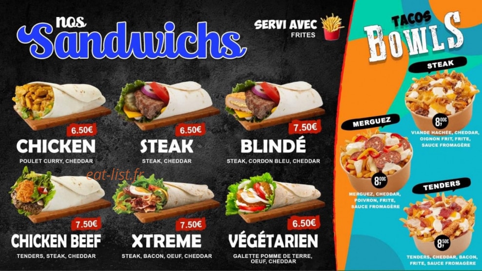 Tacos Amigo — carte page 3