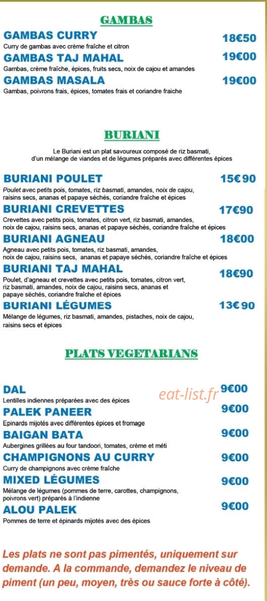 Taj Mahal — carte page 7