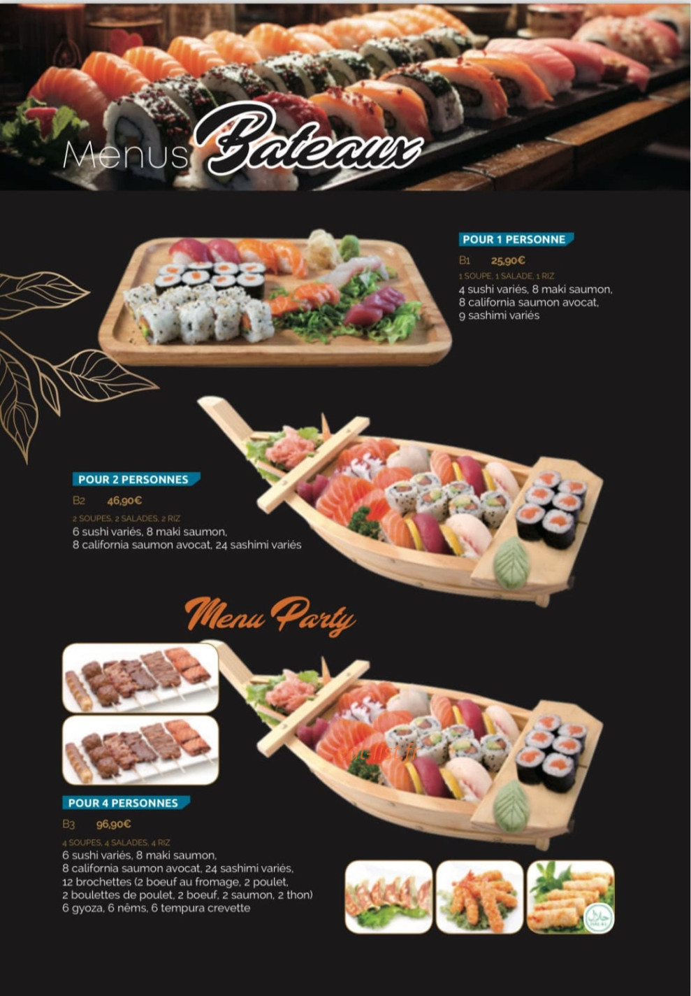 Yume sushi — carte page 12