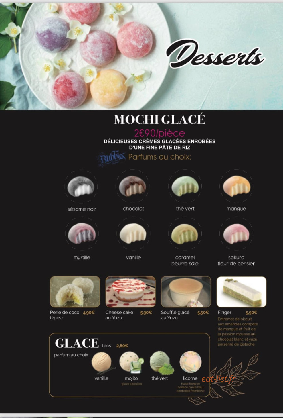 Yume sushi — carte page 13