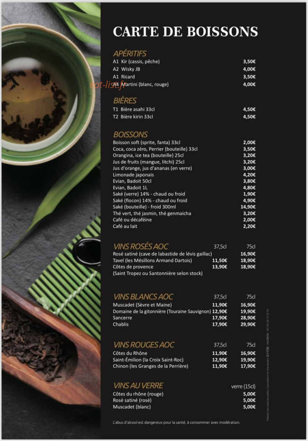 Yume sushi — carte page 14