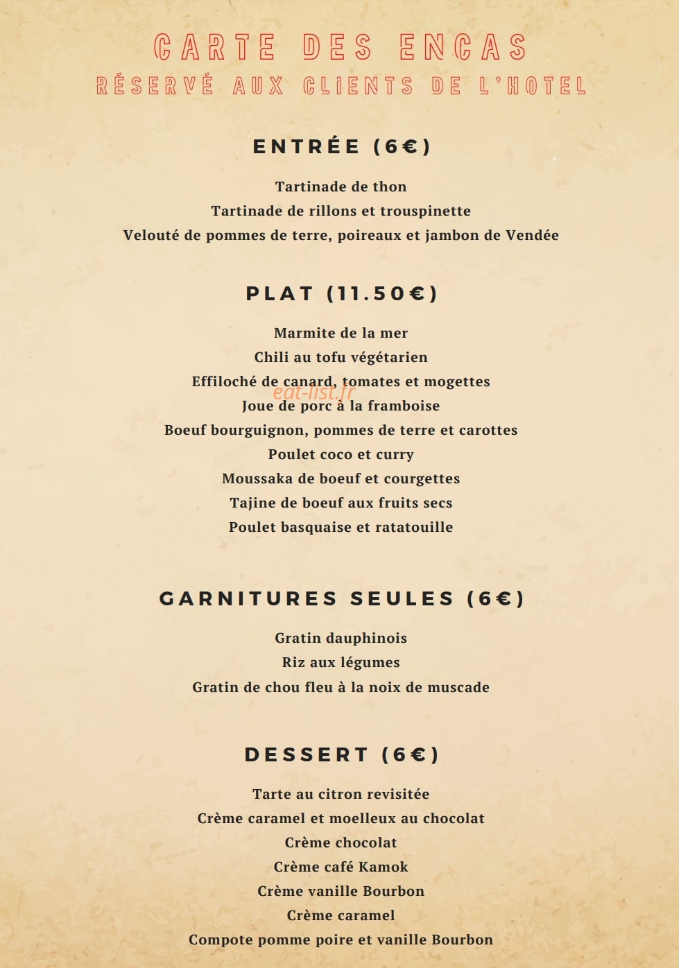 L'Autographe — carte page 2