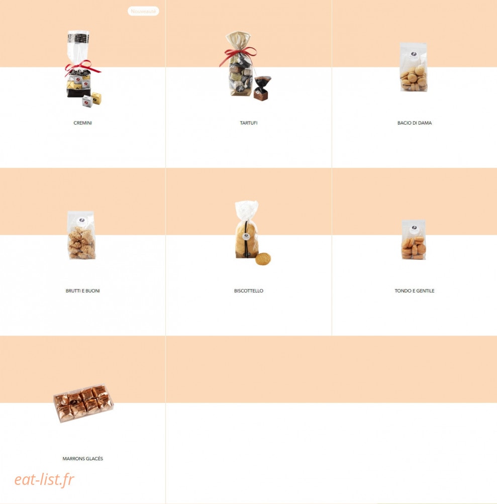 Amorino — carte page 12