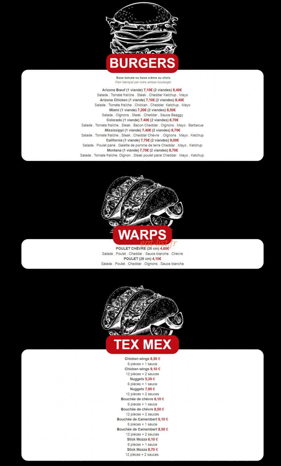 Arundel pizz — carte page 5