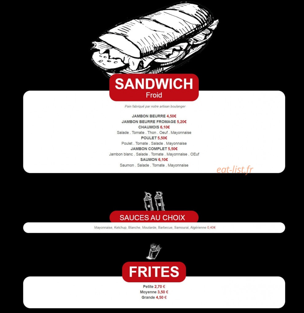 Arundel pizz — carte page 3