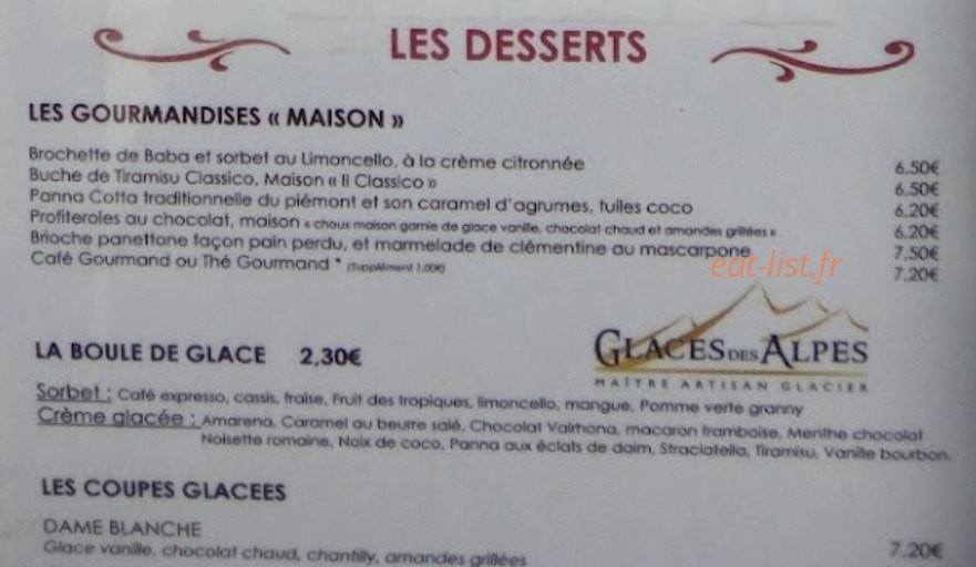 Bar des Halles — carte page 2