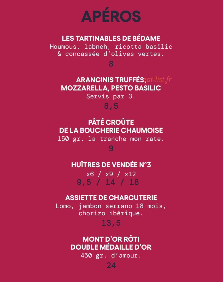 Bédame — carte page 4