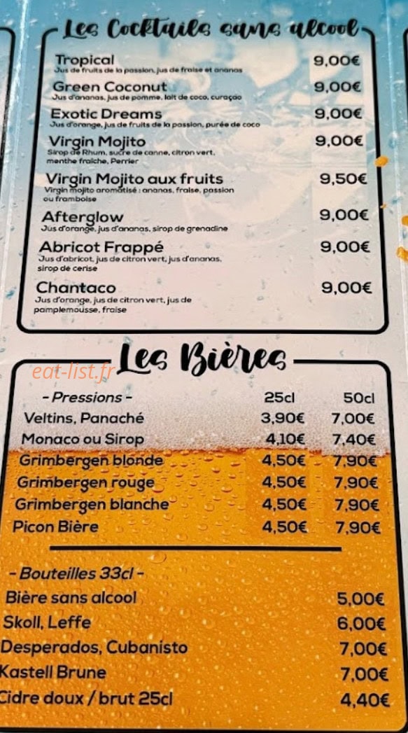 Brasserie du Remblais — carte page 4