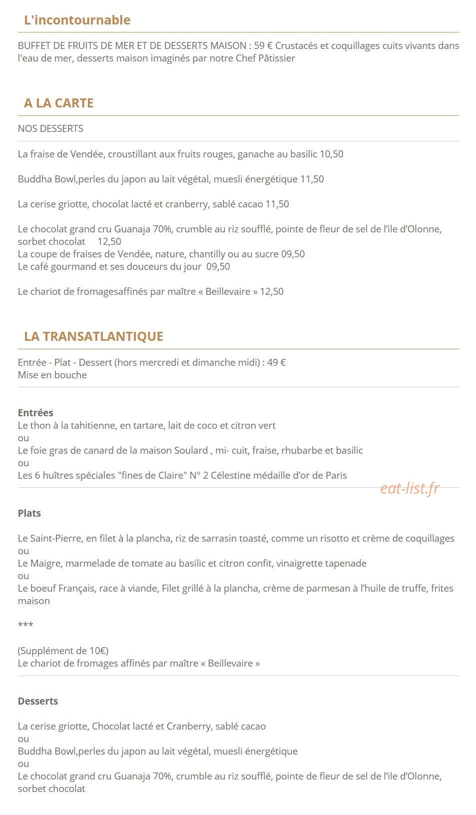 Côte Ouest — carte page 4