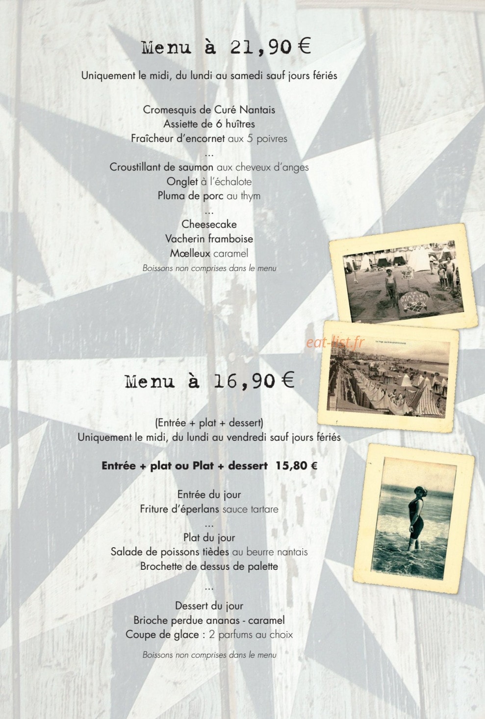 Fleurs de Thym — carte page 5