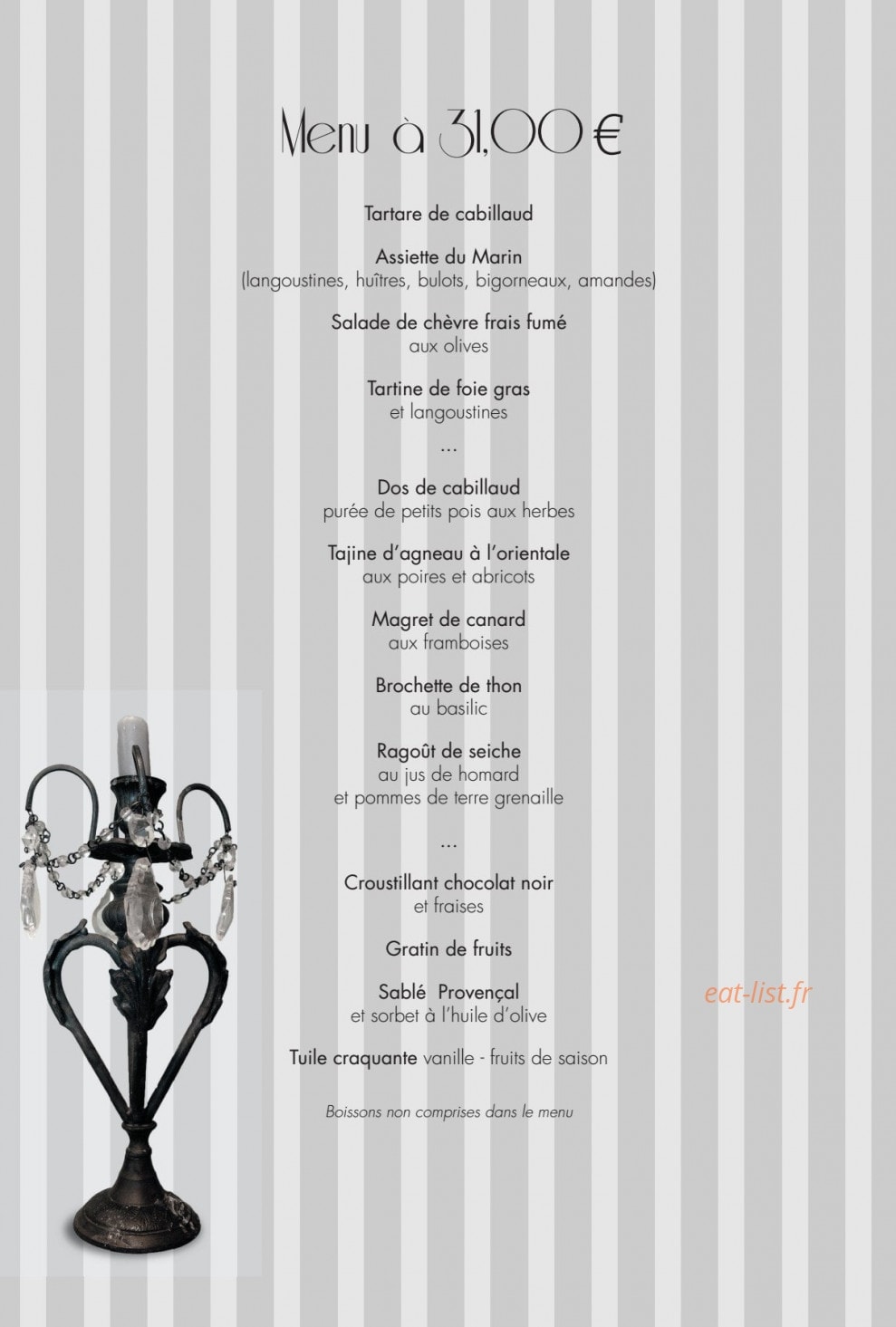 Fleurs de Thym — carte page 6