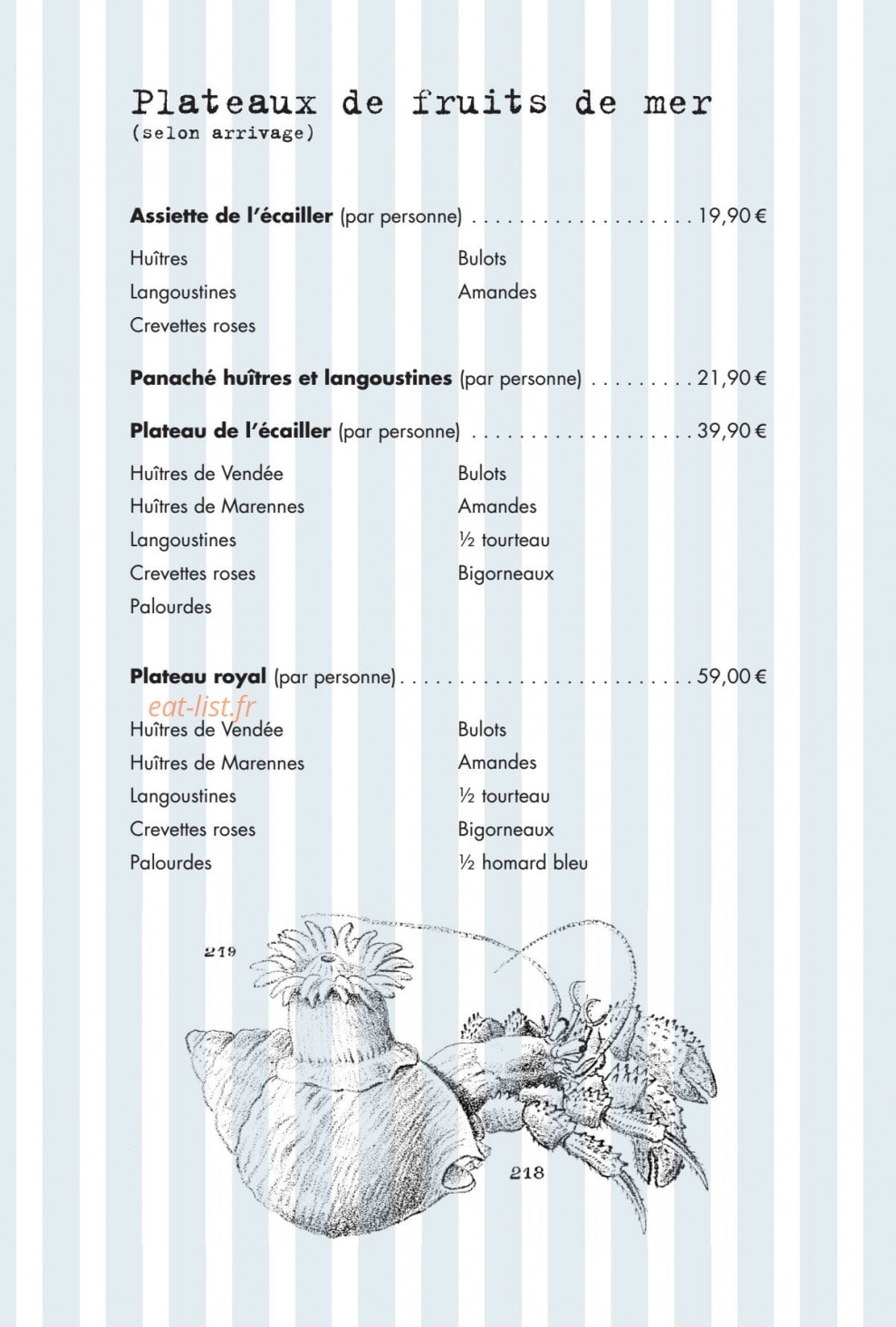 Fleurs de Thym — carte page 10