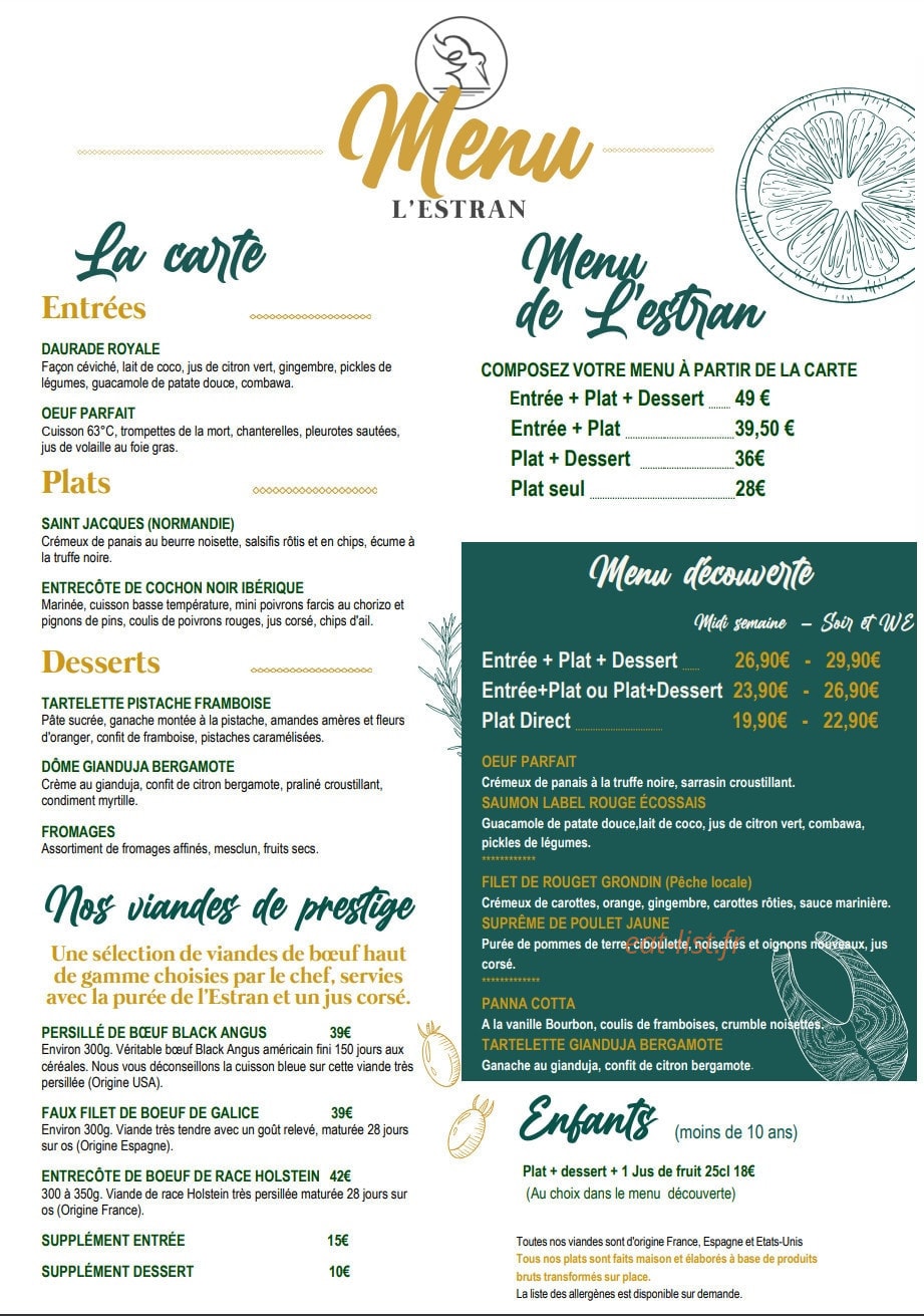 L'Estran — carte page 1