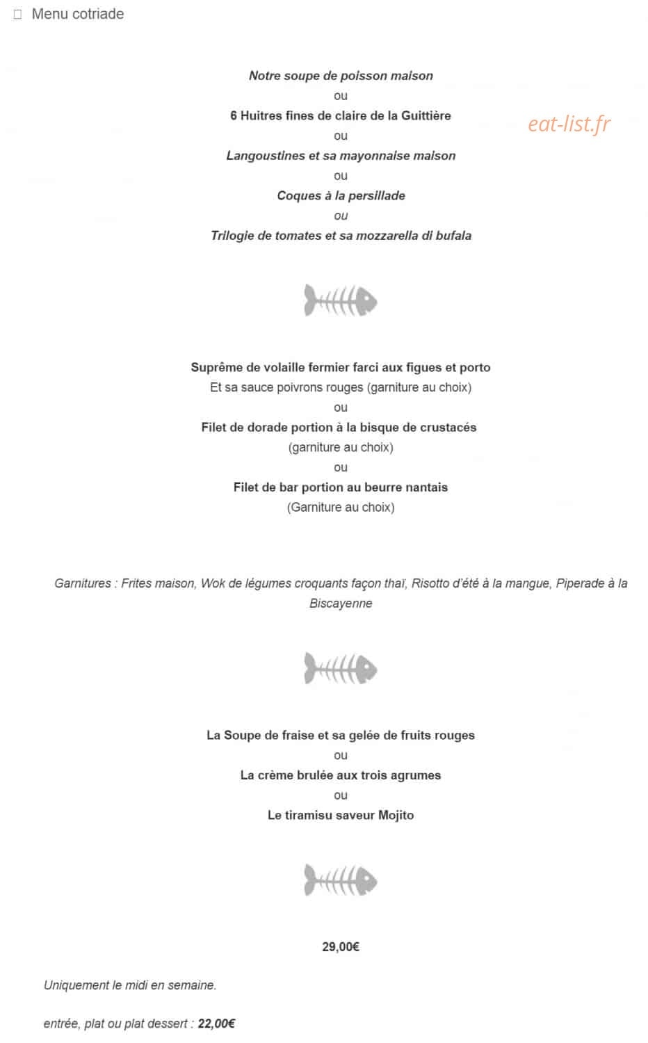 La Cotriade — carte page 5