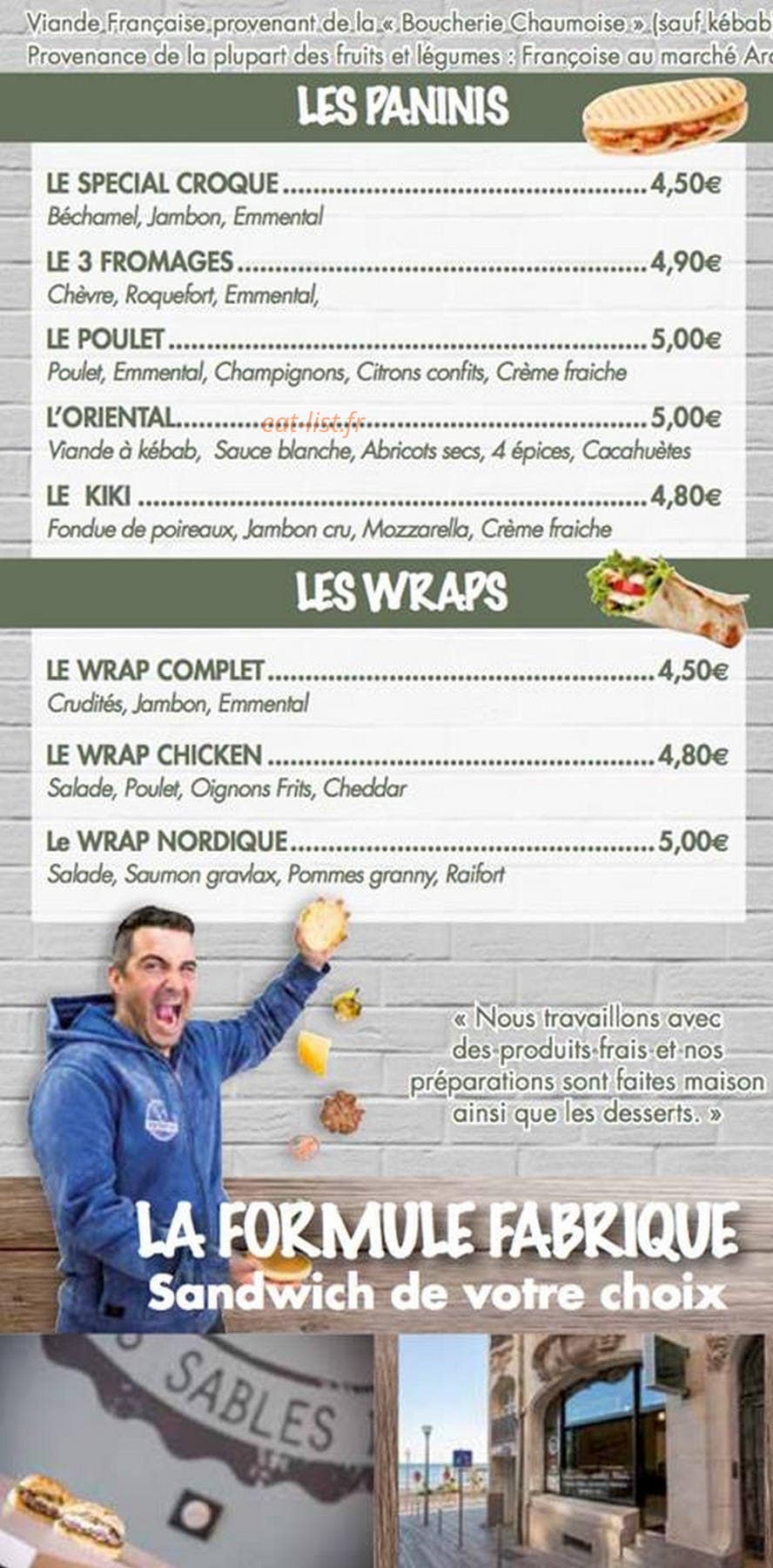 La Fabrique — carte page 4
