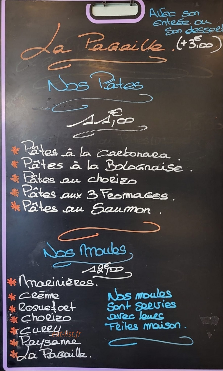 La Pagaille — carte page 2