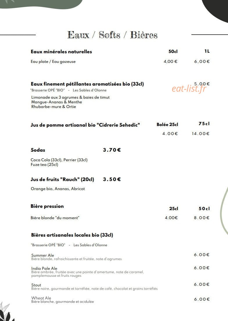 La Pancarte — carte page 4