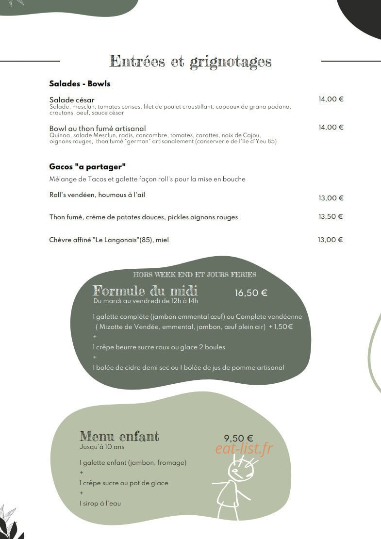 La Pancarte — carte page 2