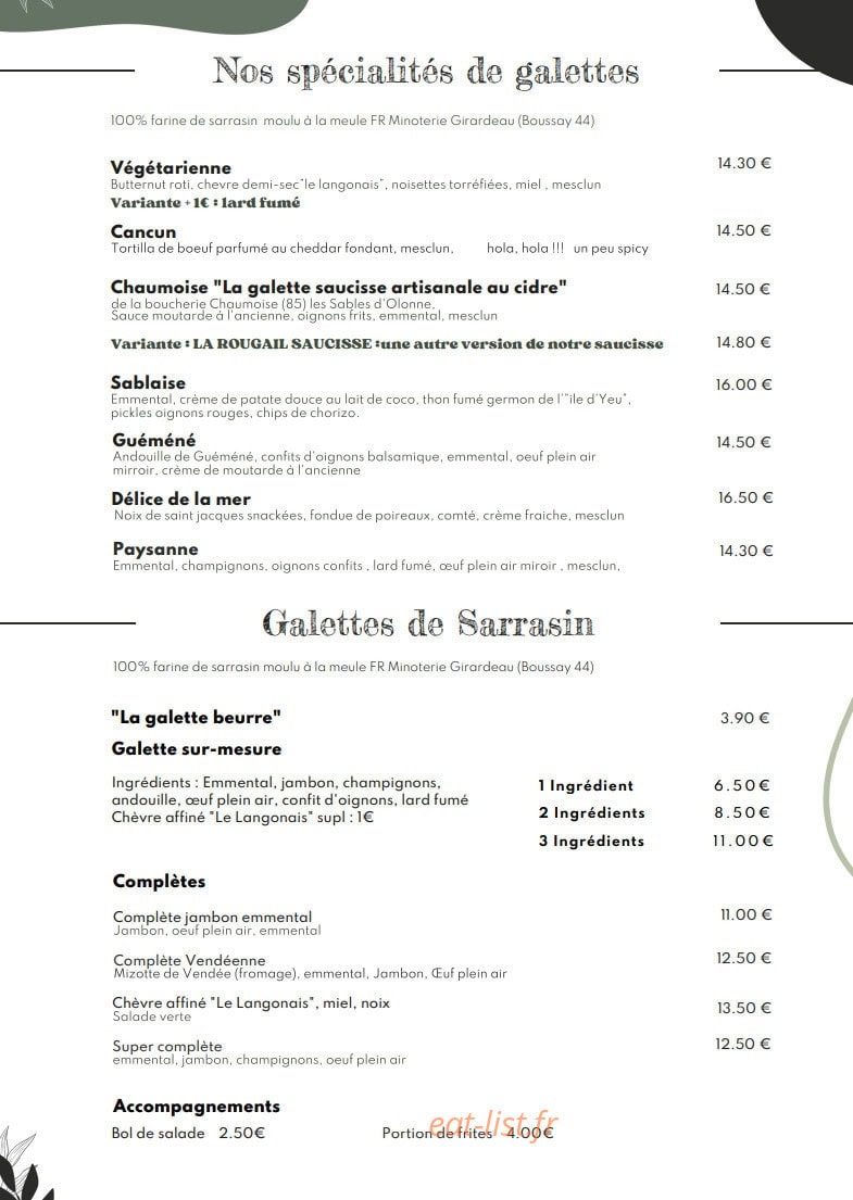 La Pancarte — carte page 3