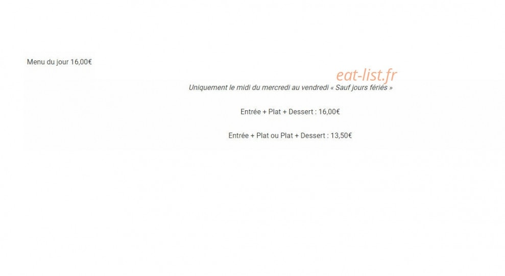 La Suite S'il Vous Plait — carte page 1