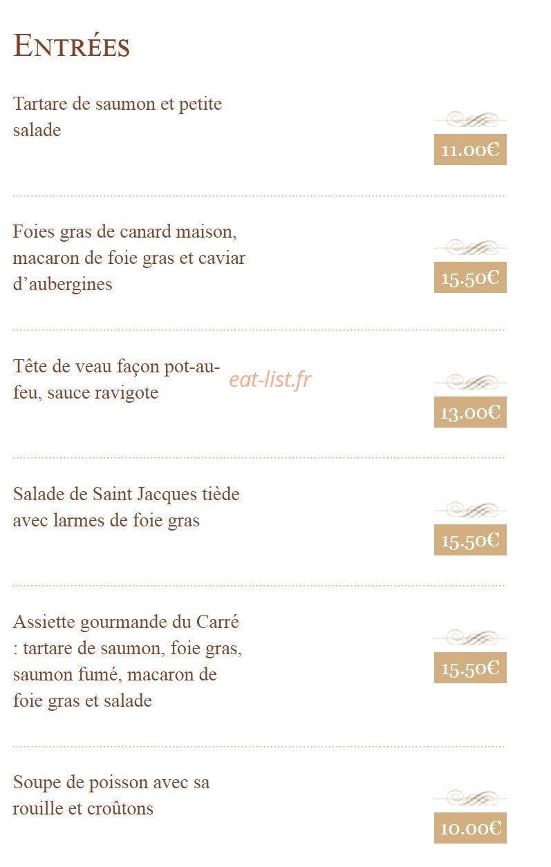 Le Carré — carte page 2