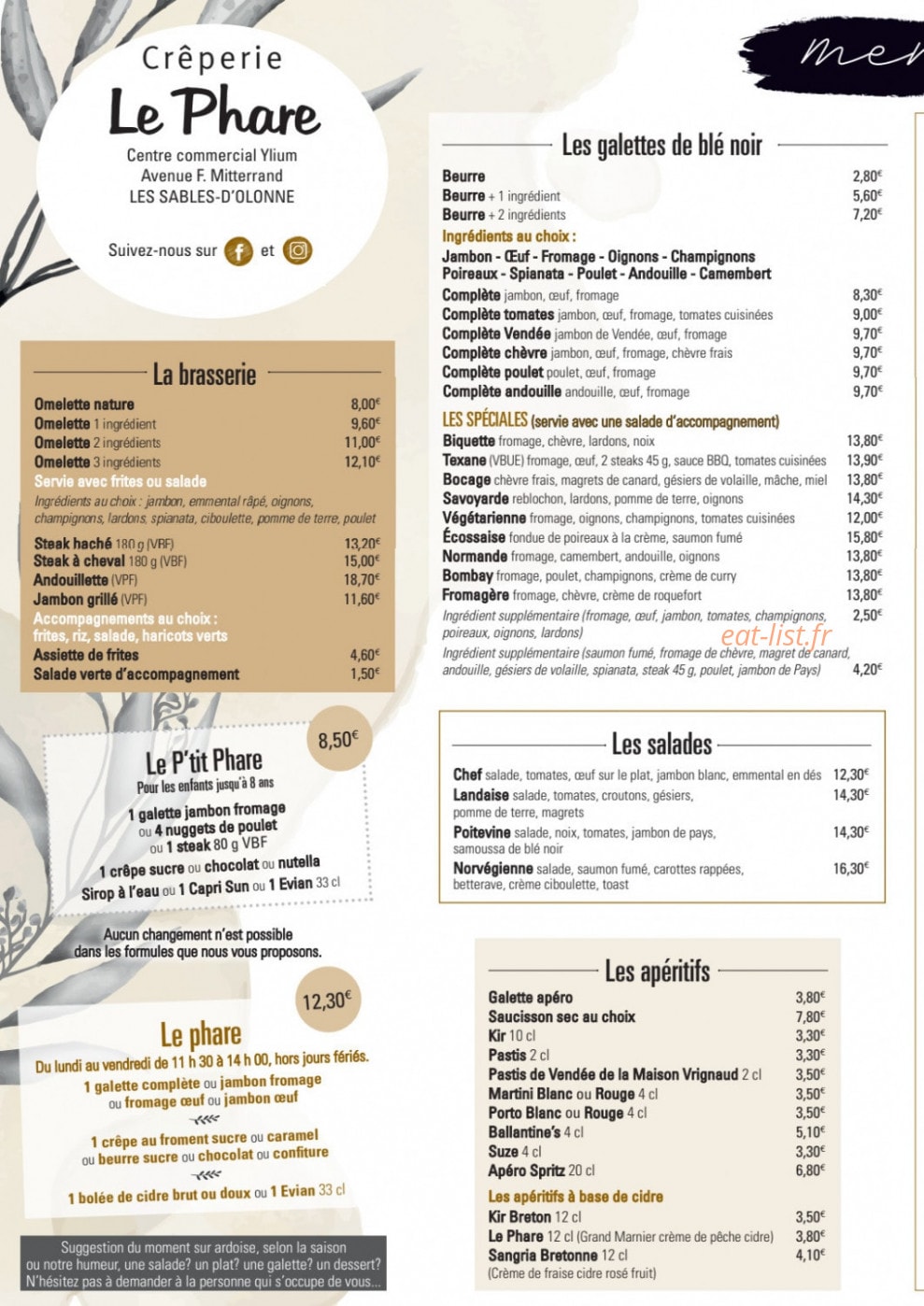 Le Phare — carte page 1