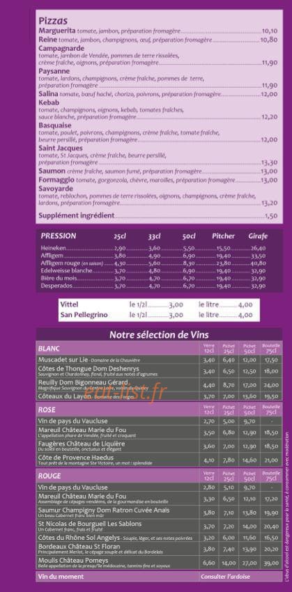 Le Pierrot — carte page 3