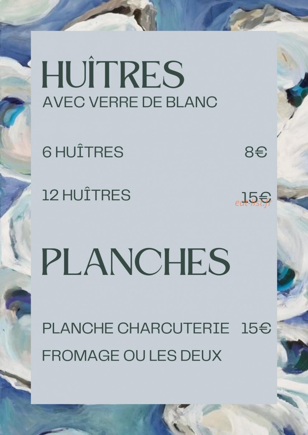 Le Poisson à Roulettes — carte page 1
