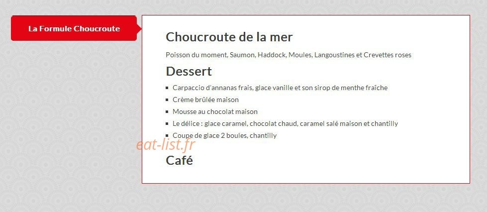 Le Poisson Rouge — carte page 9