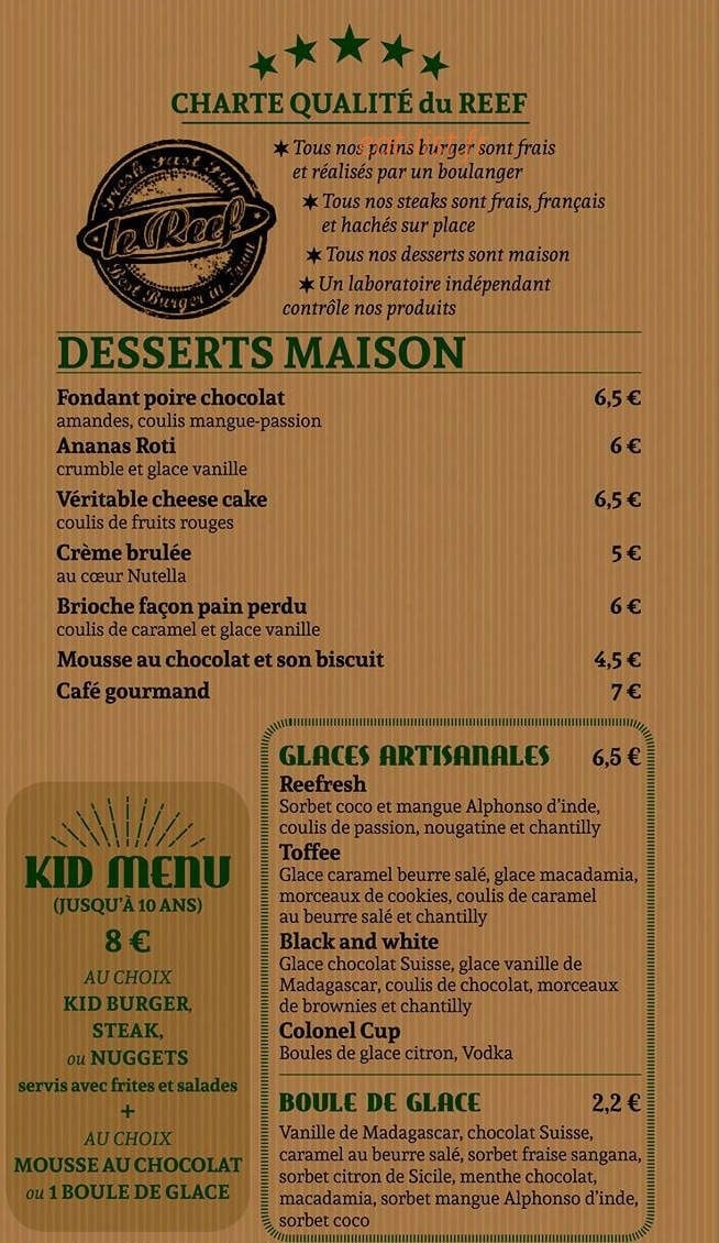 Le Reef — carte page 3