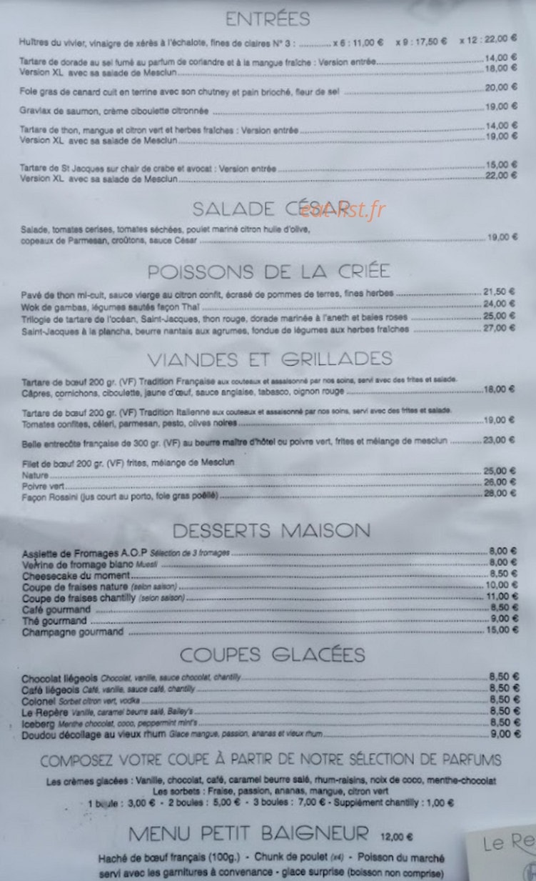 Le Repère — carte page 1