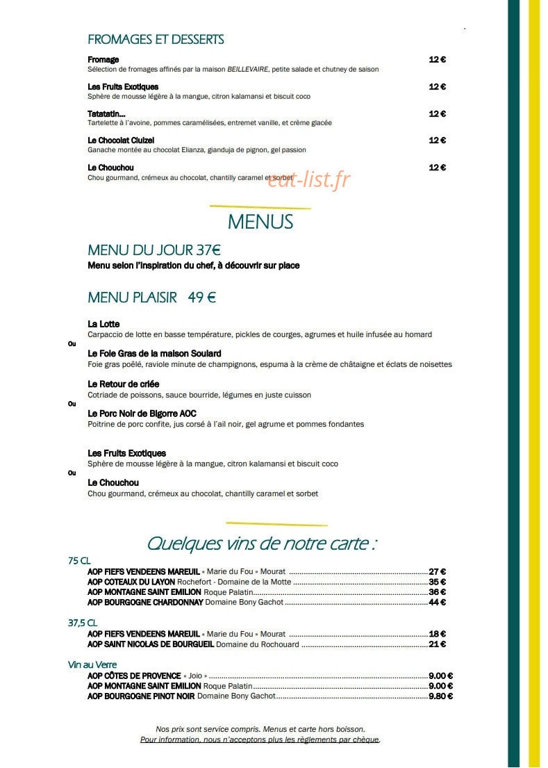 Le Sloop — carte page 2