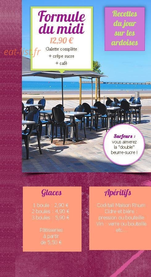 Le Surf — carte page 2