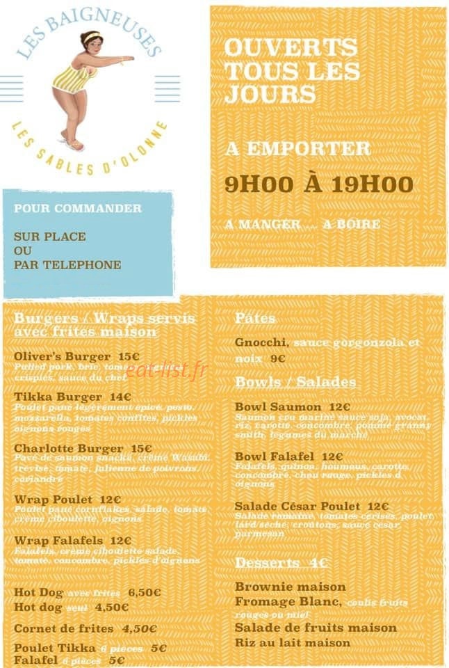 Les Baigneuses — carte page 1