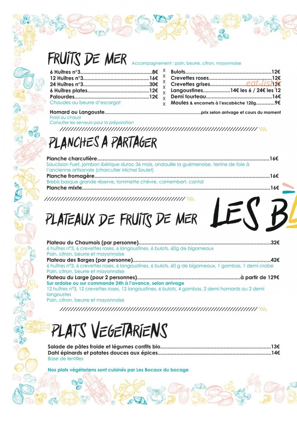 Les Barges — carte page 1