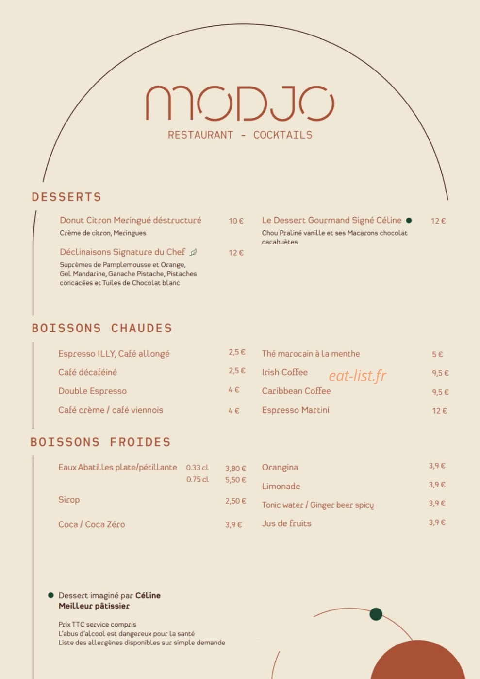 Modjo — carte page 2