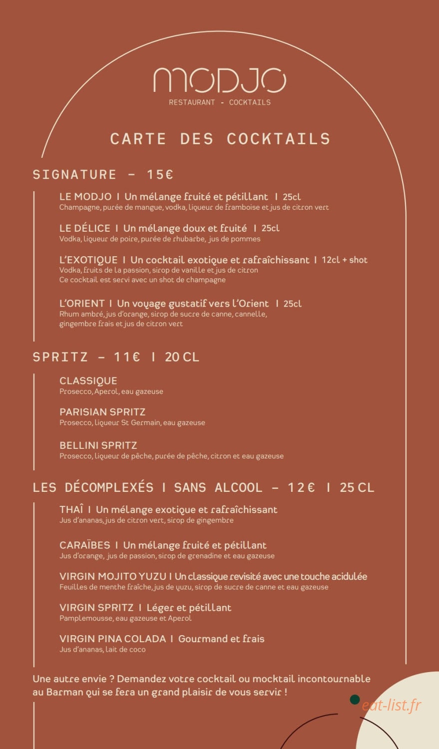 Modjo — carte page 4