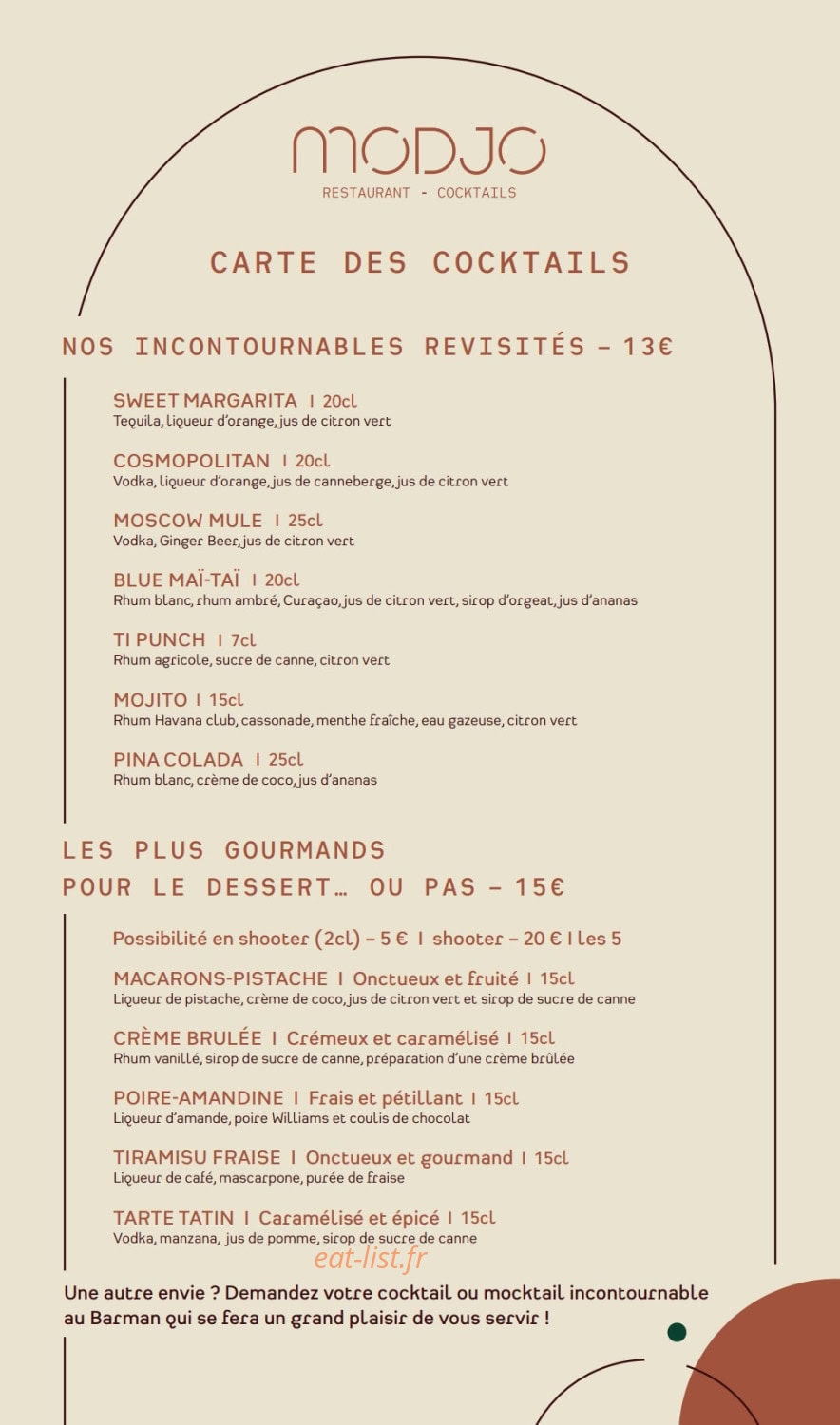 Modjo — carte page 3