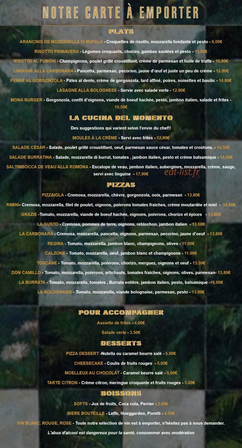 Mona Liza — carte page 4