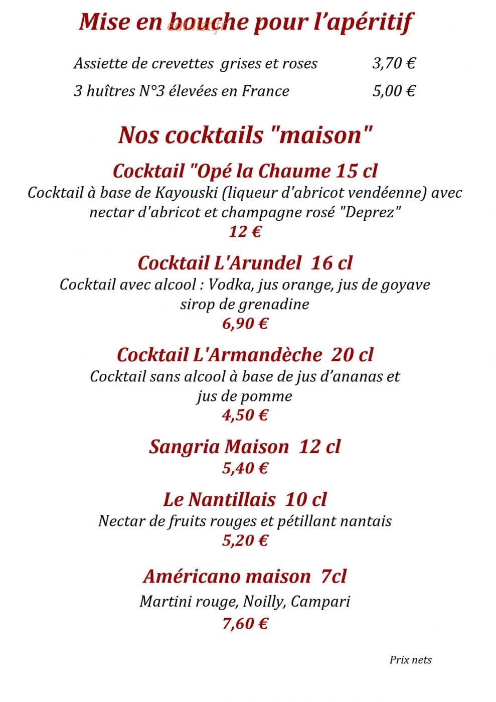 Rosemonde — carte page 2