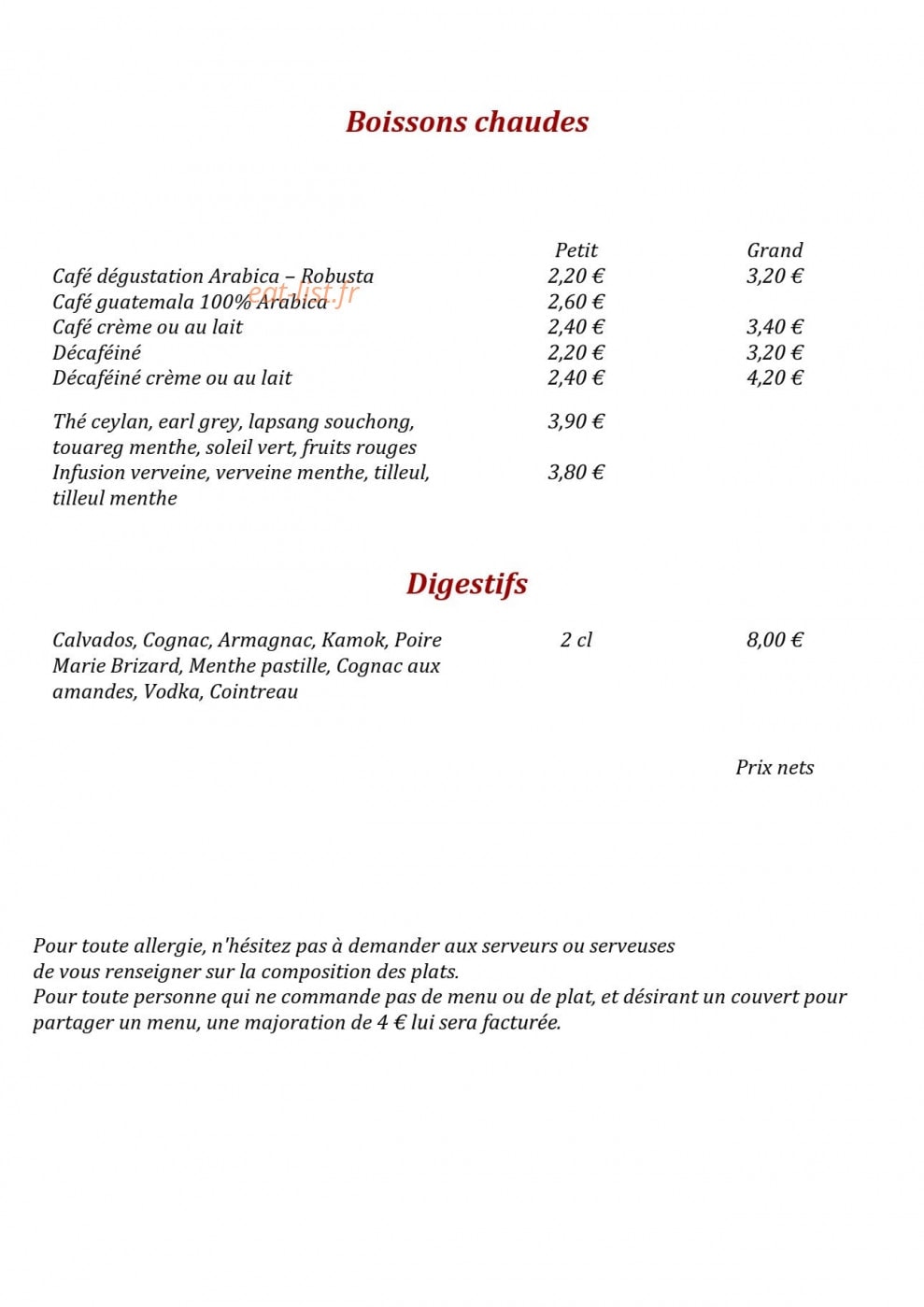 Rosemonde — carte page 9