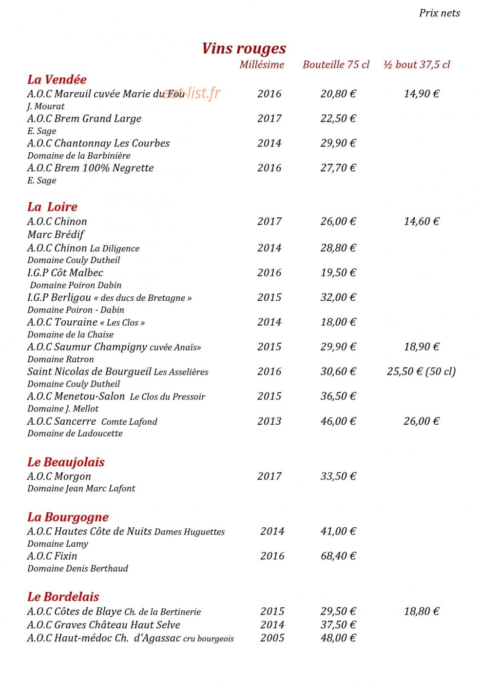Rosemonde — carte page 7