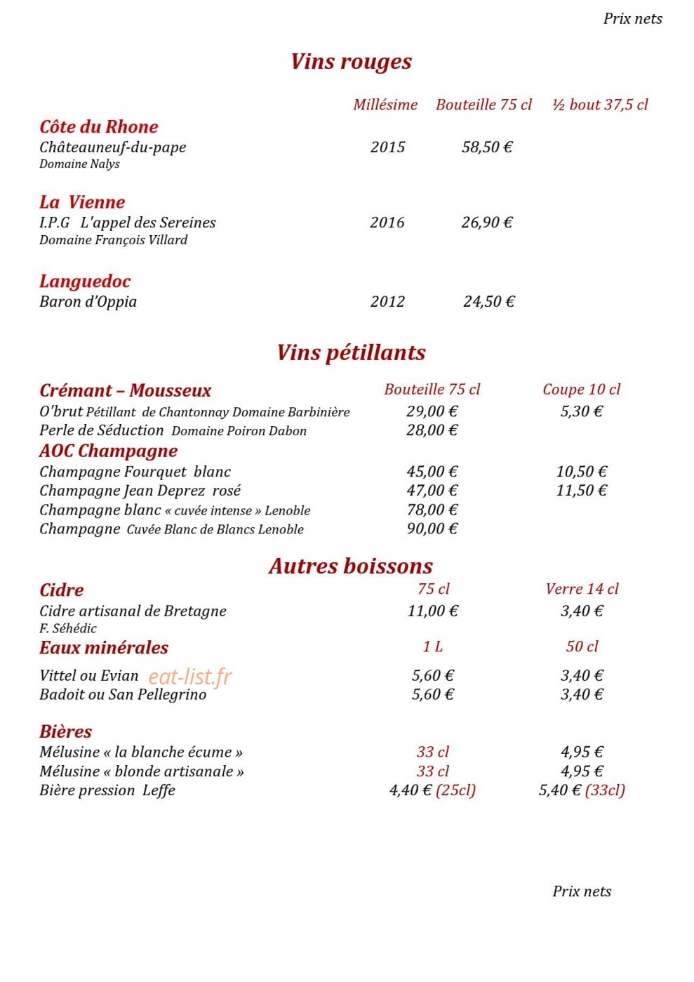 Rosemonde — carte page 8