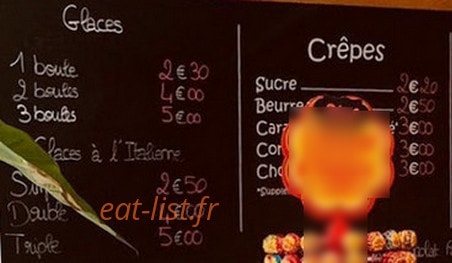 Sucre Glace — carte page 1