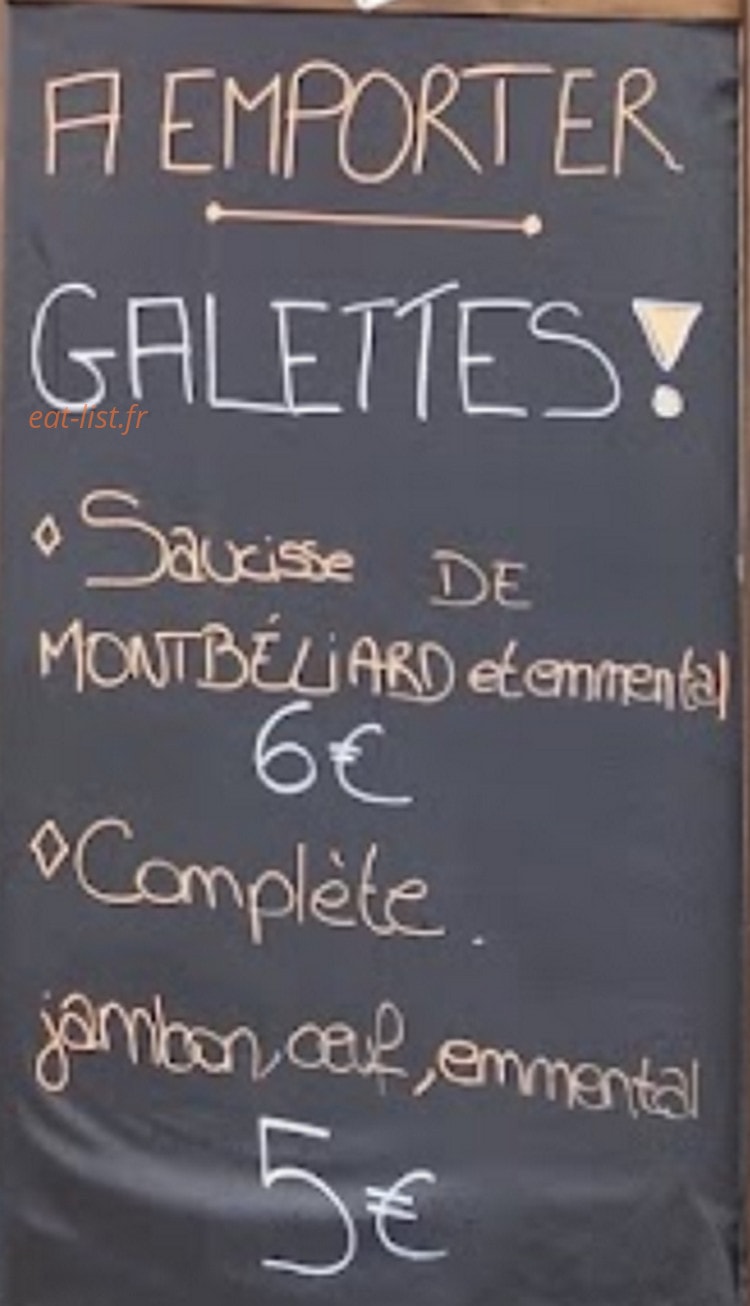 Sucre Glace — carte page 3