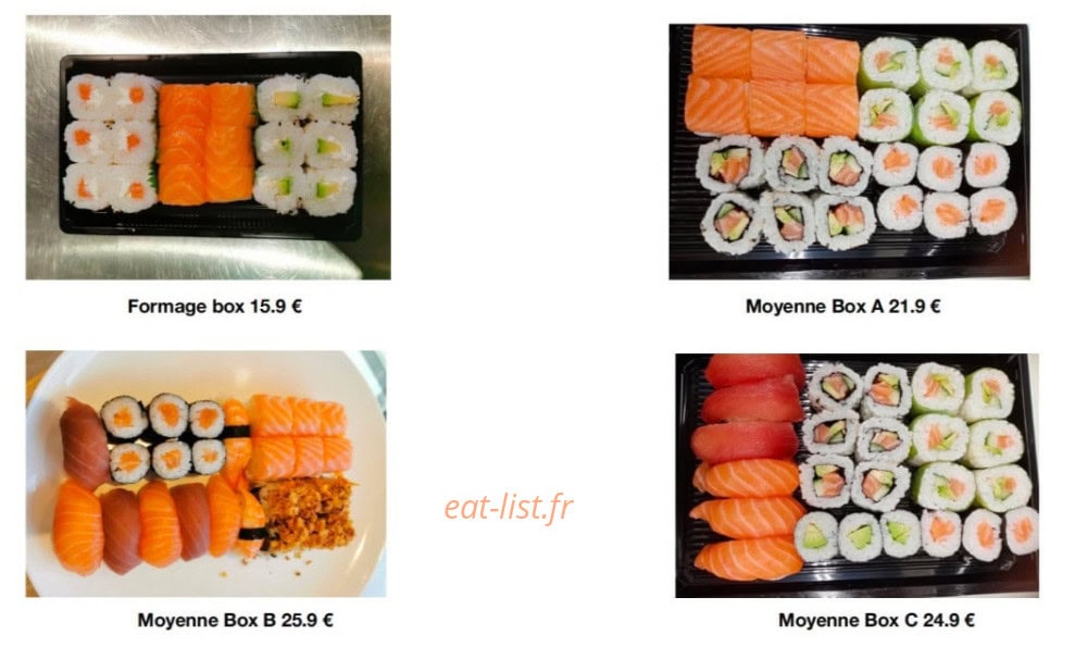 Sushi Wu — carte page 4