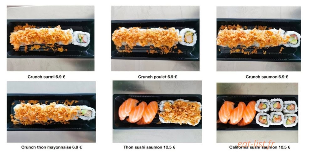 Sushi Wu — carte page 6