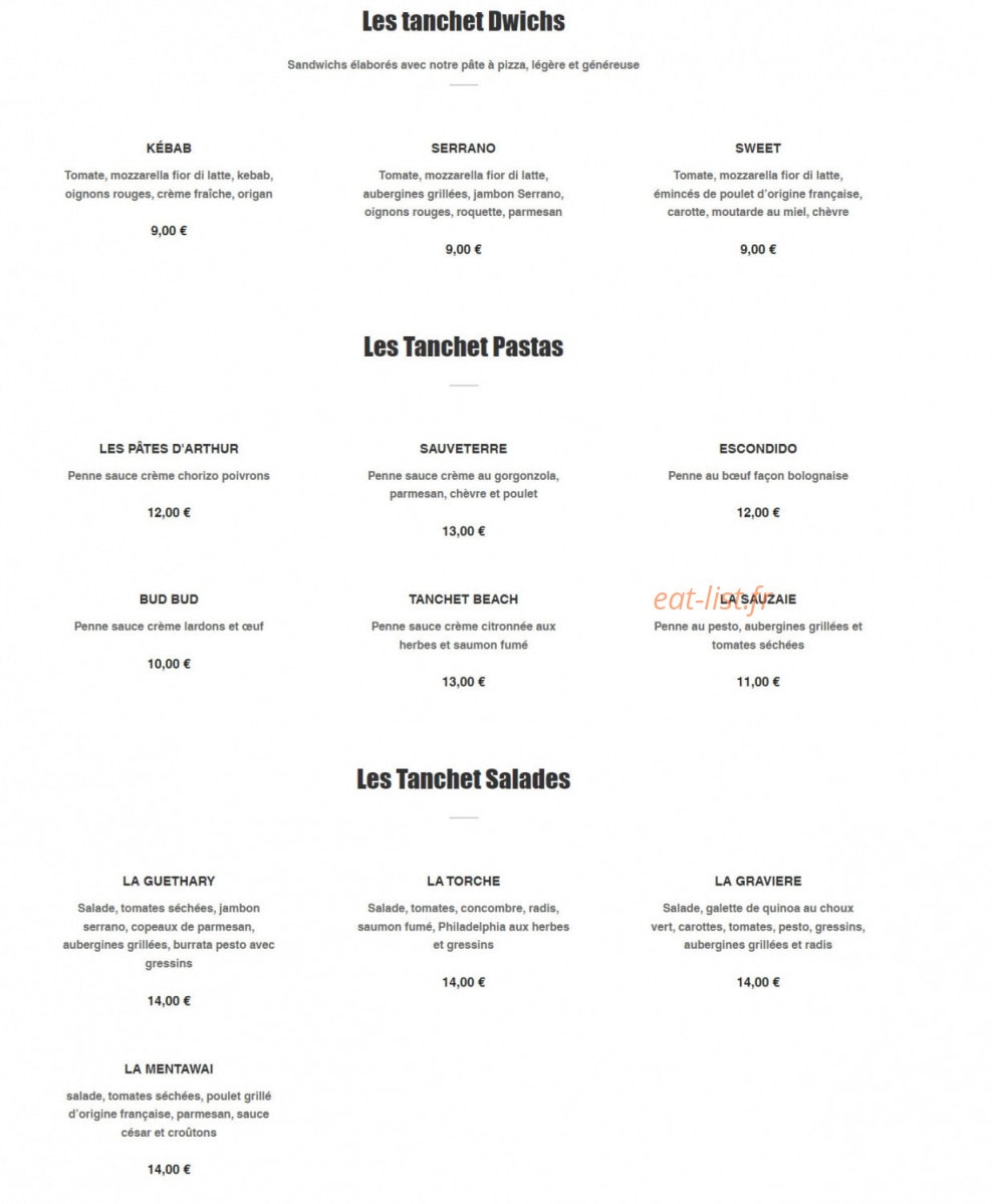 Tanchet Beach — carte page 2