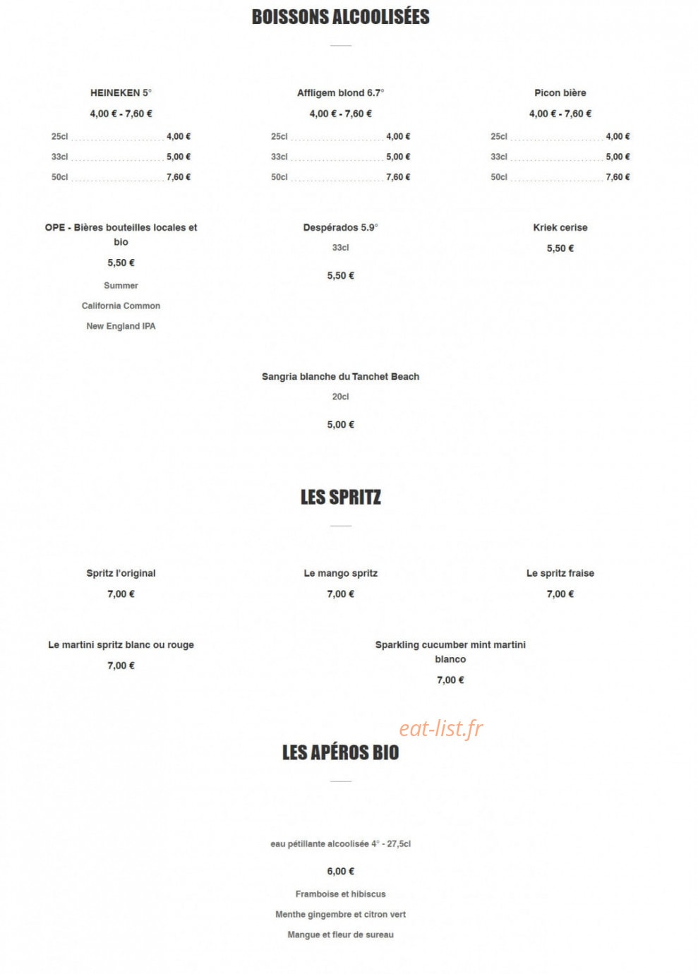 Tanchet Beach — carte page 5