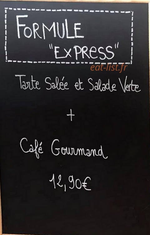 Tartines & Co — carte page 1